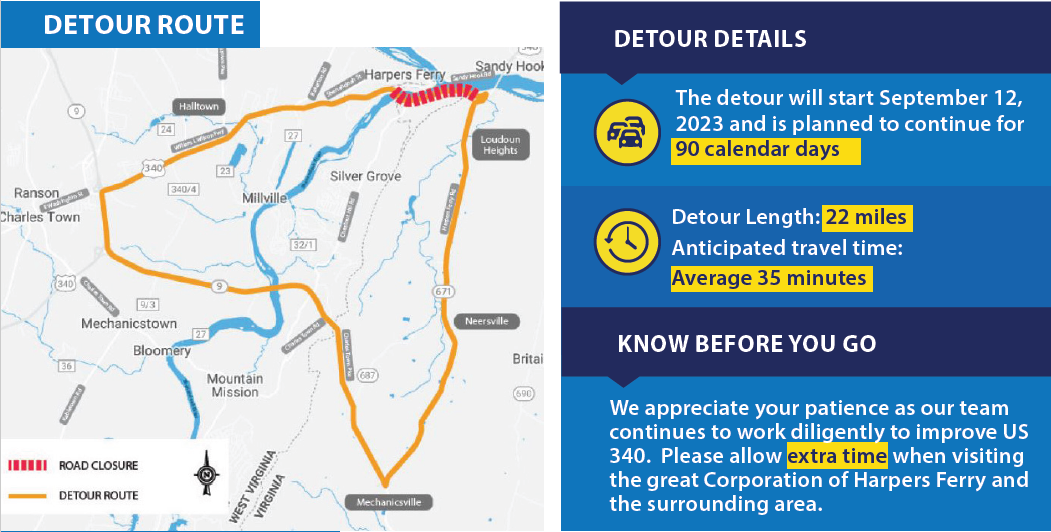 Detour Map